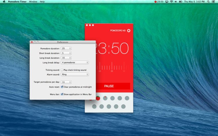 Pomodoro timer mac desktop apps
