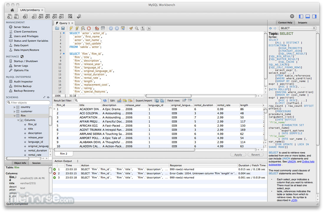 Mac Os X Database Management Software